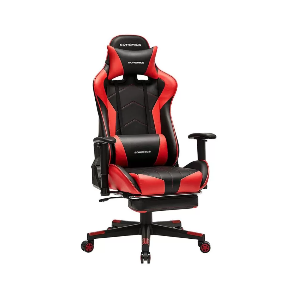 Cheap SONGMICS Gaming Stuhl schwarz-rot
