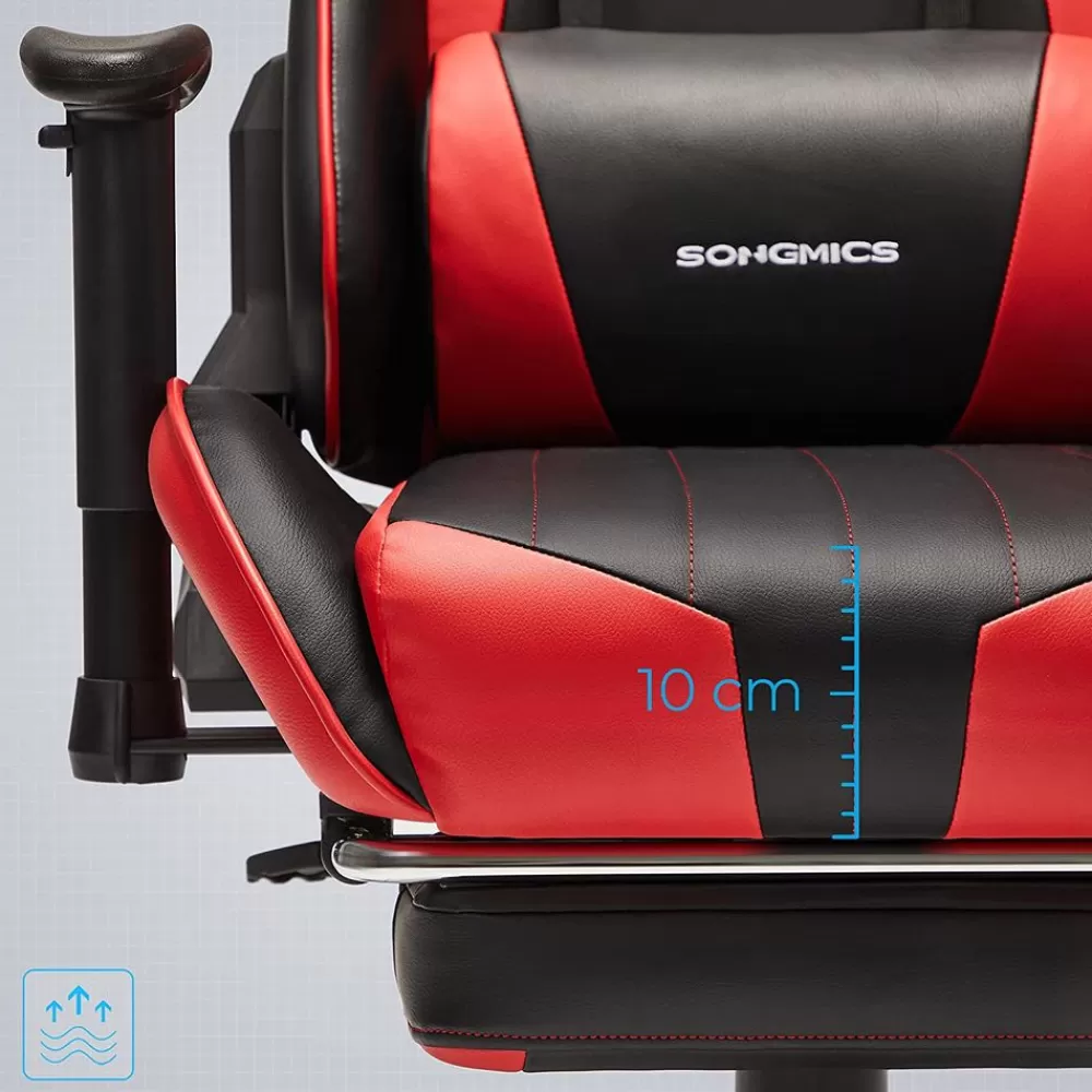 gaming_stuhl_schwarzrot_5.webp Cheap SONGMICS Gaming Stuhl schwarz-rot