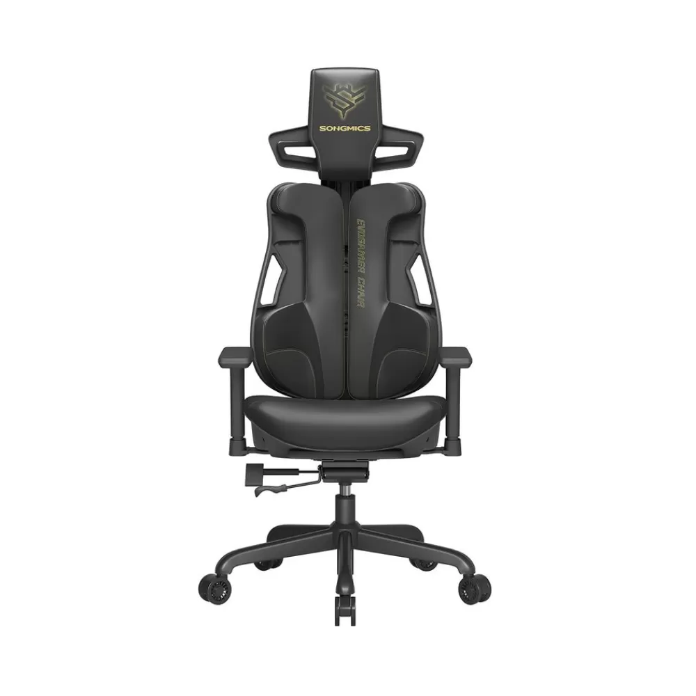 Cheap SONGMICS Gaming-Stuhl mit Kopfstütze und Armlehnen tintenschwarz