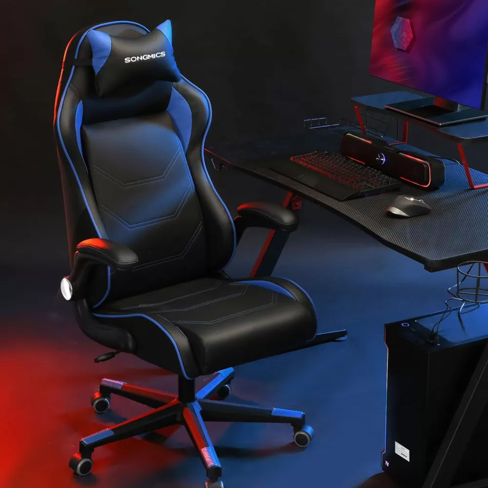Flash Sale SONGMICS Gamingstuhl schwarz-blau