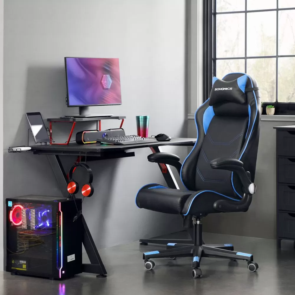 gamingstuhl_schwarzblau_2.webp Flash Sale SONGMICS Gamingstuhl schwarz-blau