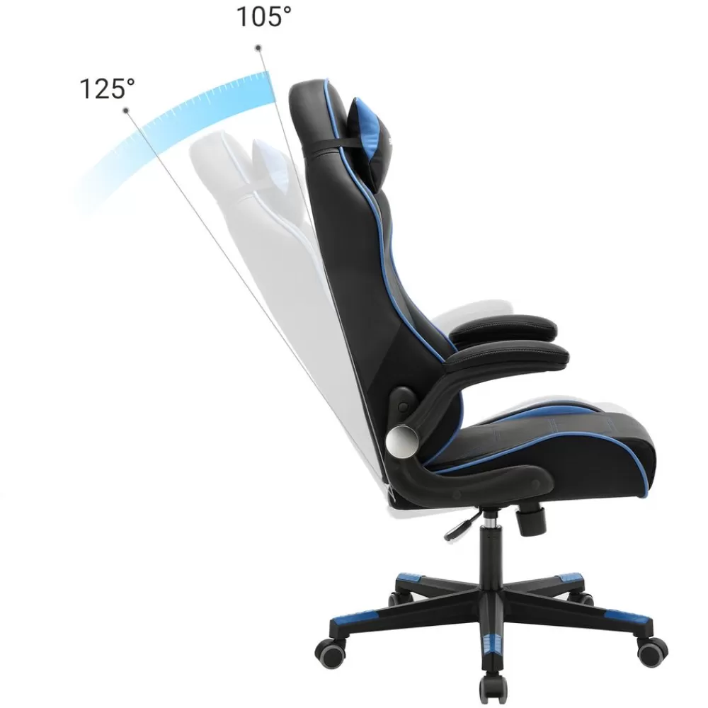 gamingstuhl_schwarzblau_5.webp Flash Sale SONGMICS Gamingstuhl schwarz-blau