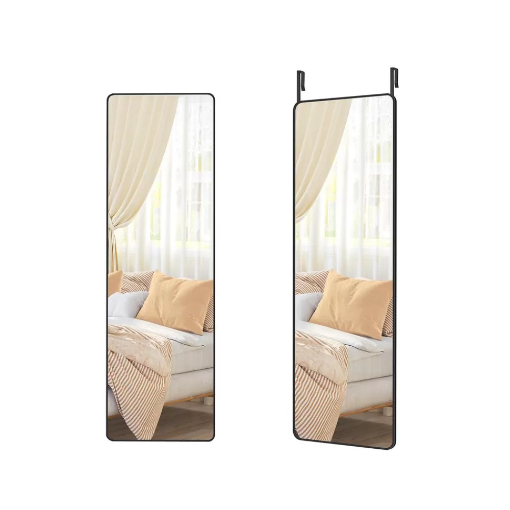 Best Sale SONGMICS Ganzkörperspiegel 120 x 40 cm rechteckig tintenschwarz
