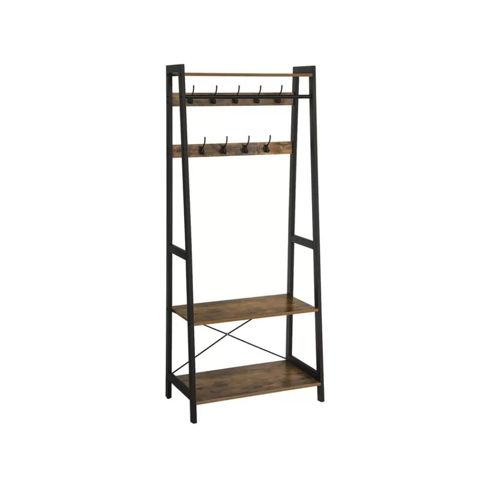 Store SONGMICS Garderobe 9 Haken Industriestil
