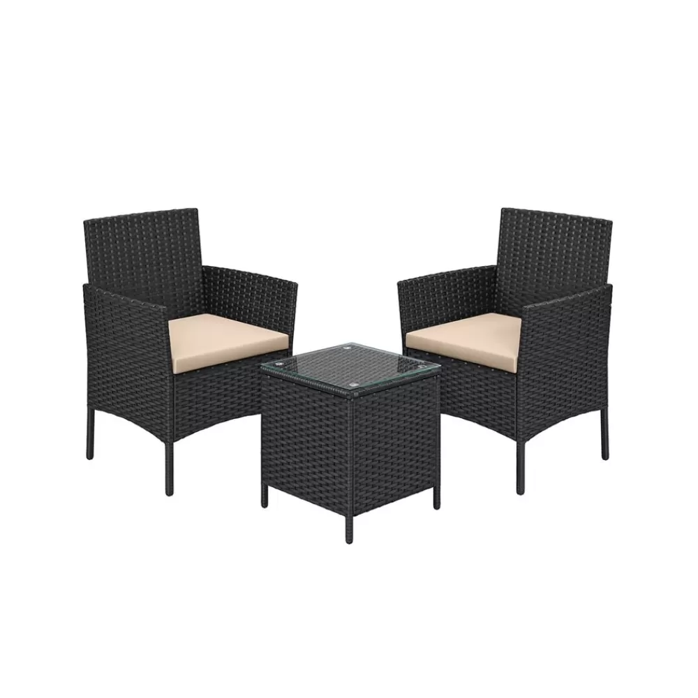 Flash Sale SONGMICS Gartenmöbel-Set mit Tisch und 2 Stühlen