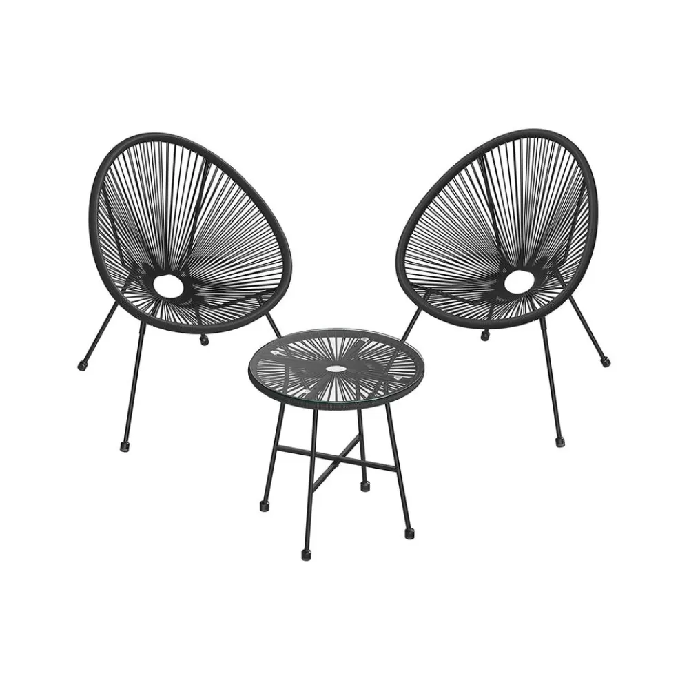 New SONGMICS Gartenstühle mit Tisch