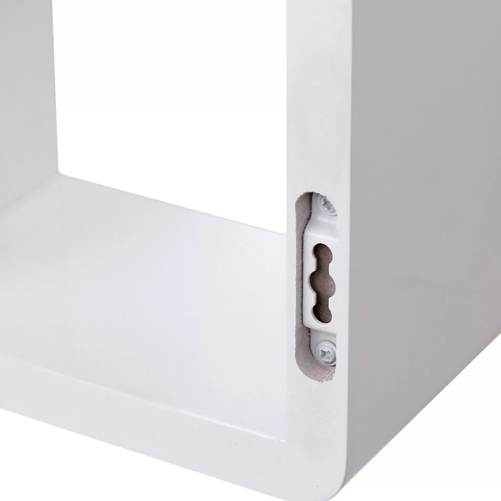 geometrische_wandregale_er_set_wei_4.webp Cheap SONGMICS Geometrische Wandregale 3er Set Weiß