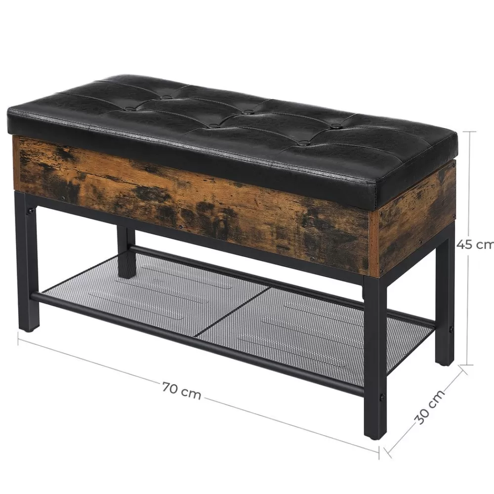 Shop SONGMICS Gepolsterte Sitzbank mit Stauraum
