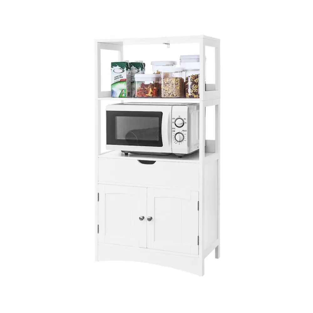 groer_badschrank_wei_4.webp Best Sale SONGMICS Großer Badschrank Weiß Weiβ