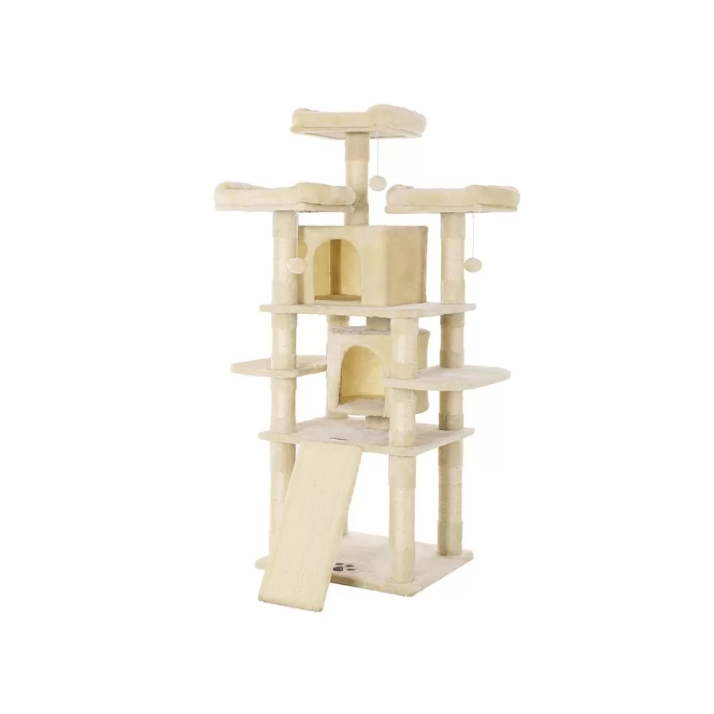 New SONGMICS Großer Katzenbaum 172 cm hoch beige