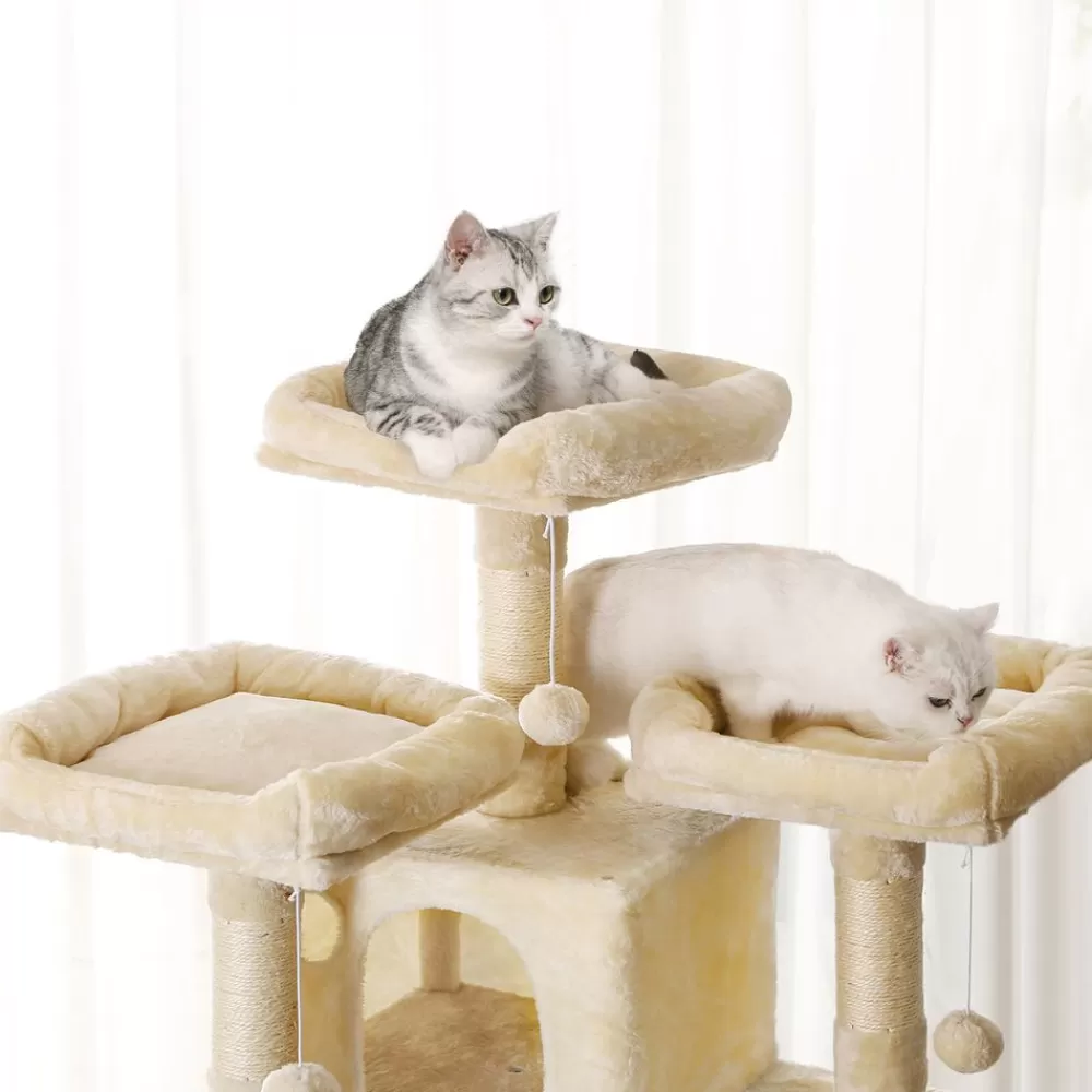 New SONGMICS Großer Katzenbaum 172 cm hoch beige