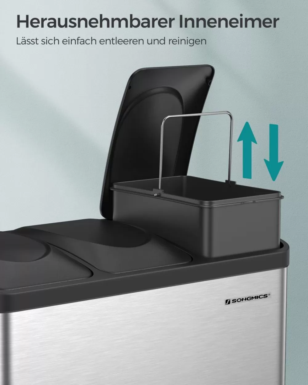 groer_mlltrenner__liter__x__l_3.webp Best SONGMICS Großer Mülltrenner 45 Liter (3 x 15 L)