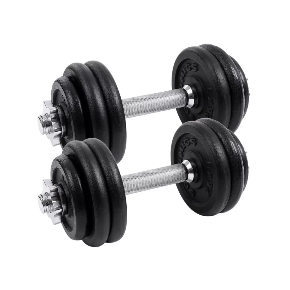 Shop SONGMICS Gusseisen Kurzhantel-Set 30 kg