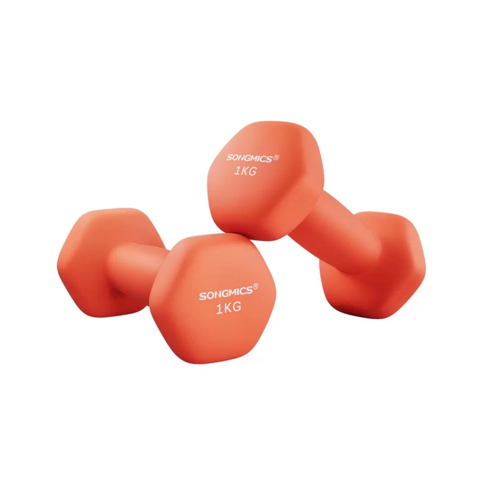Shop SONGMICS Hanteln 2 x 1,5 kg Orange