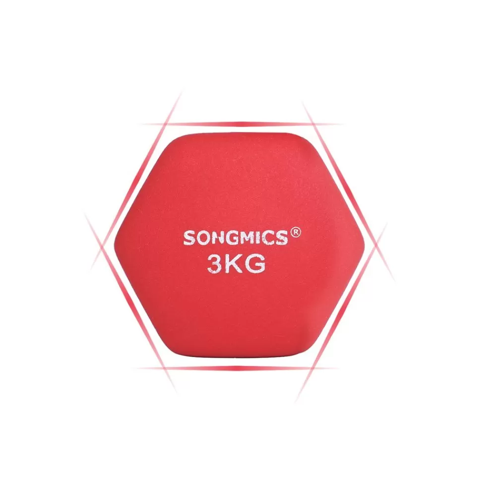 Hot SONGMICS Hanteln 2er Set Rot