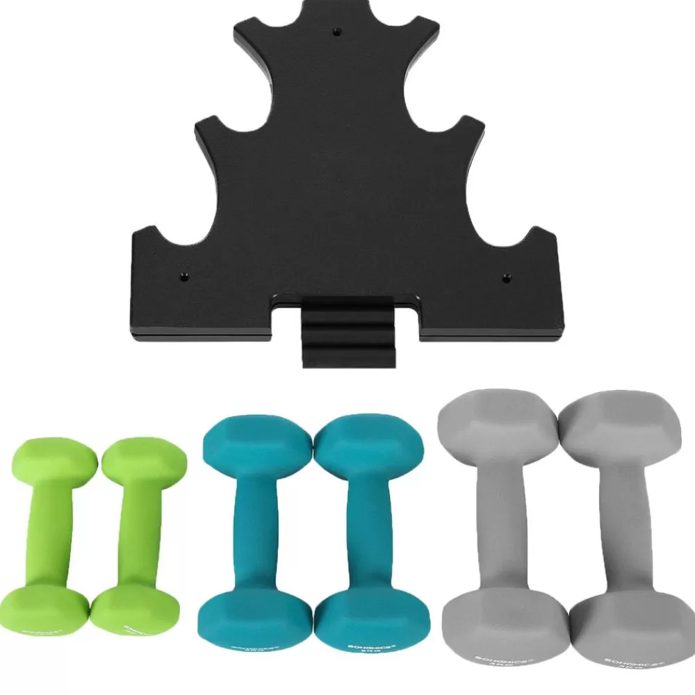 Outlet SONGMICS Hantel-Set 1, 2, 3 kg Grau-Grün