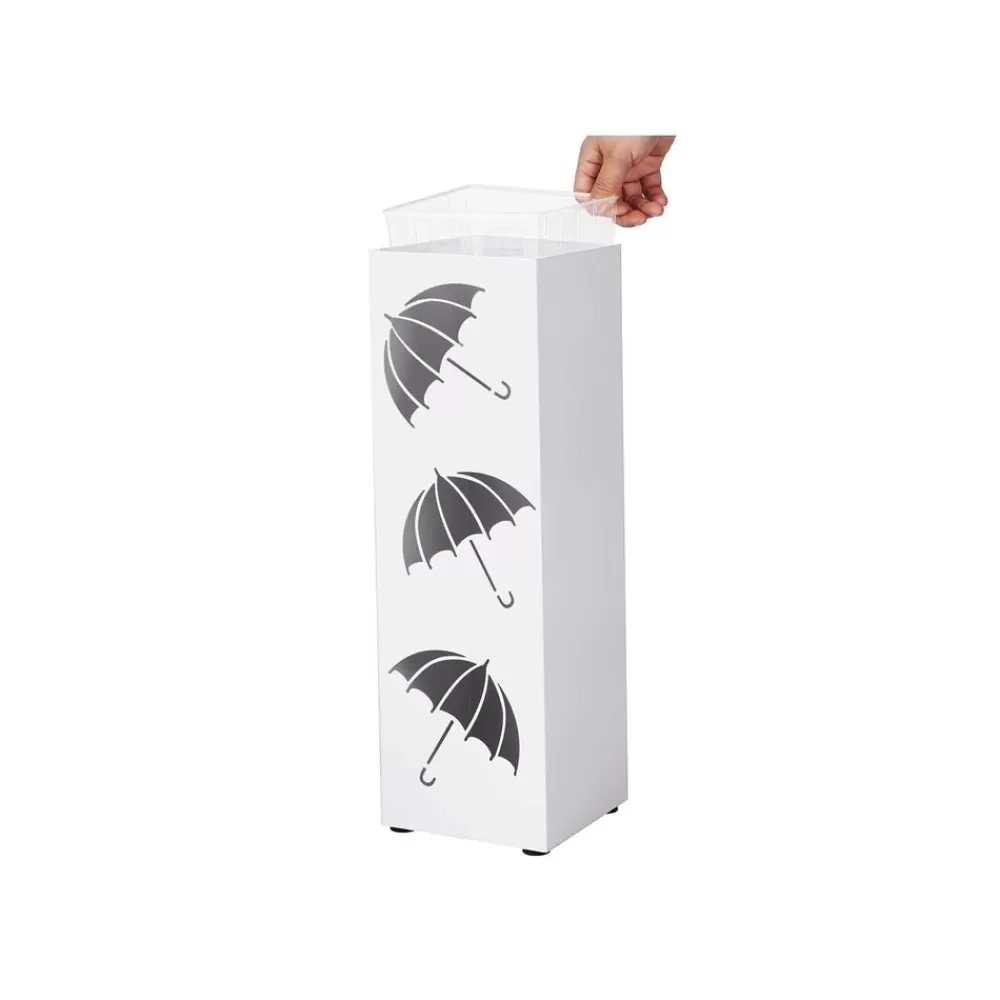 Best Sale SONGMICS Hübscher Schirmständer Weiß
