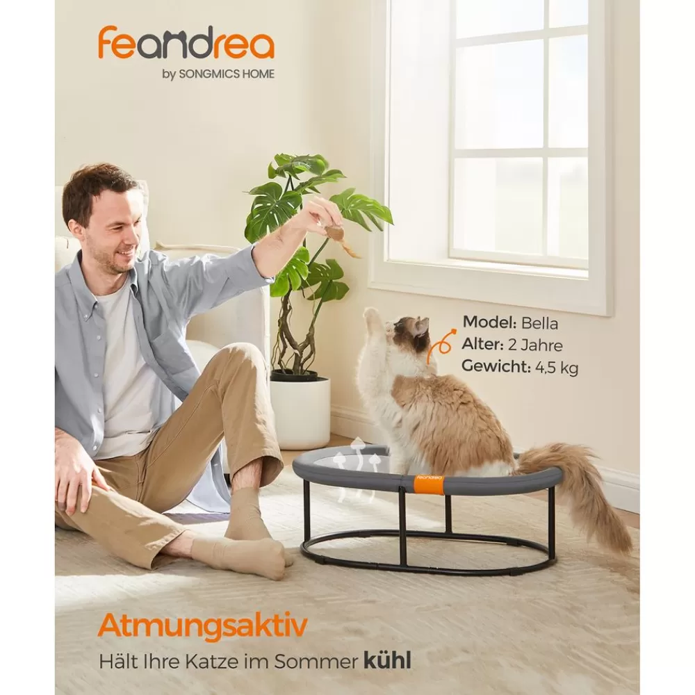 hngematte_fr_katzen_und_hunde_bis_kg_11.webp Sale SONGMICS Hängematte für Katzen und Hunde bis 8kg Grau