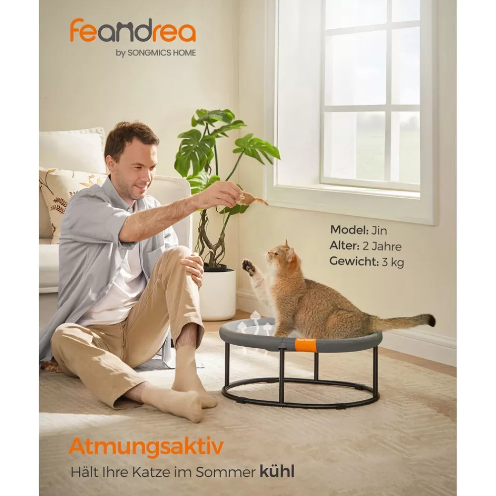 hngematte_fr_katzen_und_hunde_bis_kg_2.webp Sale SONGMICS Hängematte für Katzen und Hunde bis 8kg Grau