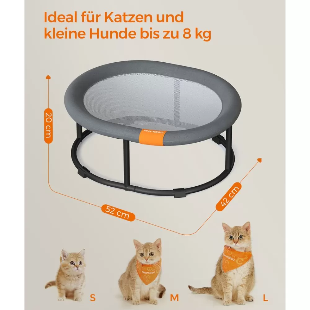 hngematte_fr_katzen_und_hunde_bis_kg_5.webp Sale SONGMICS Hängematte für Katzen und Hunde bis 8kg Grau