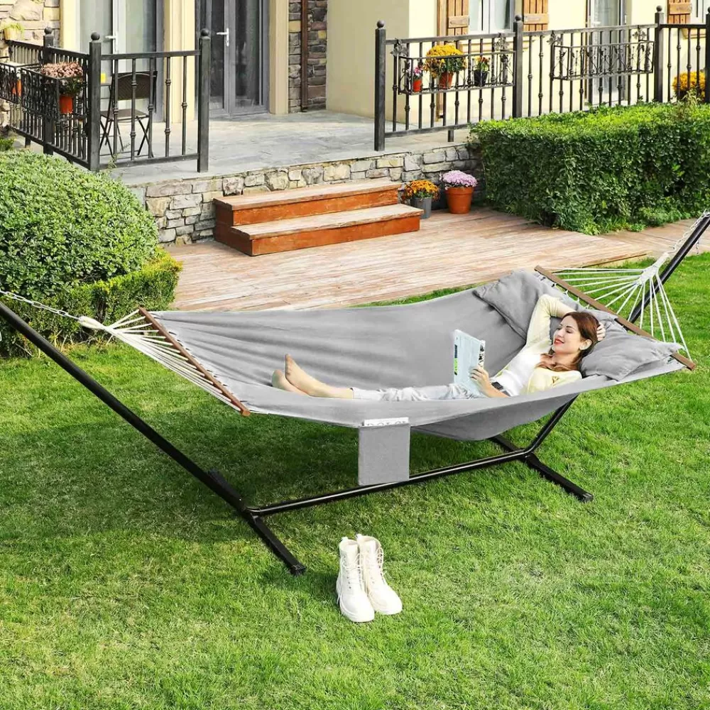 Sale SONGMICS Hängematte Outdoor grau