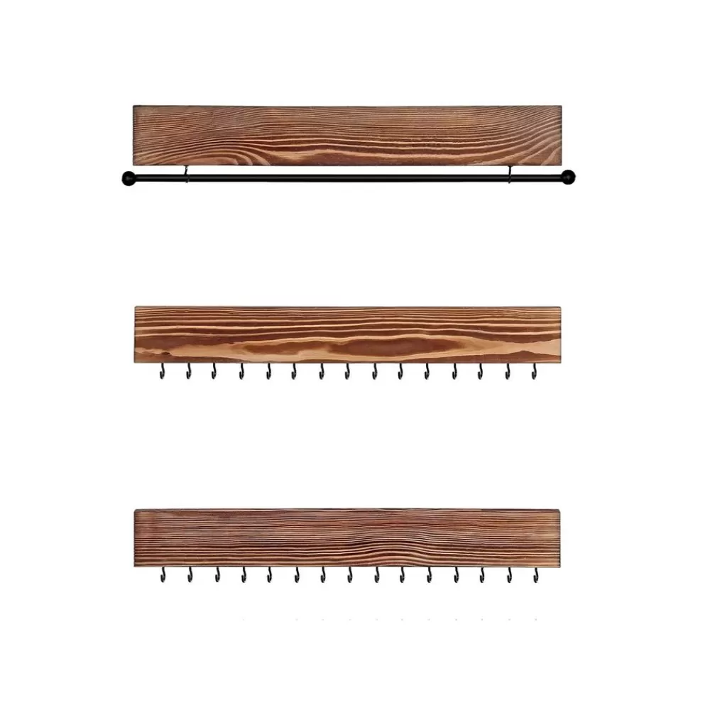 Fashion SONGMICS Hängender Schmuck-Organizer Schwarz