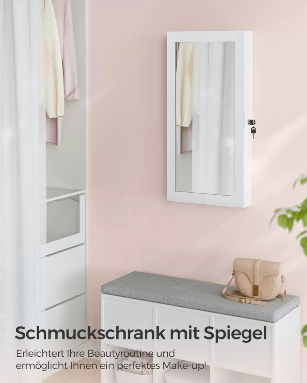 hngender_schmuckschrank_vintagebraun_13.webp Outlet SONGMICS Hängender Schmuckschrank Vintagebraun