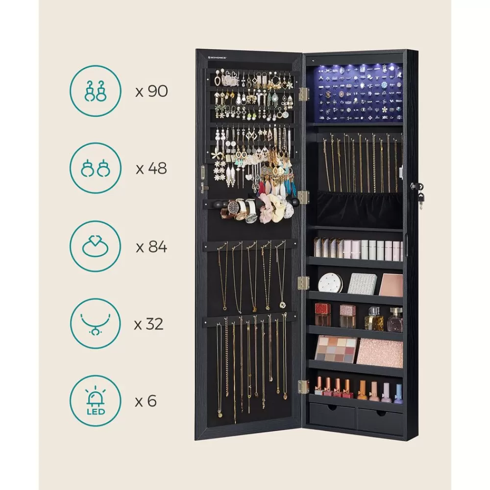 hngender_schmuckschrank_zur_wandmontage_13.webp Hot SONGMICS Hängender Schmuckschrank zur Wandmontage