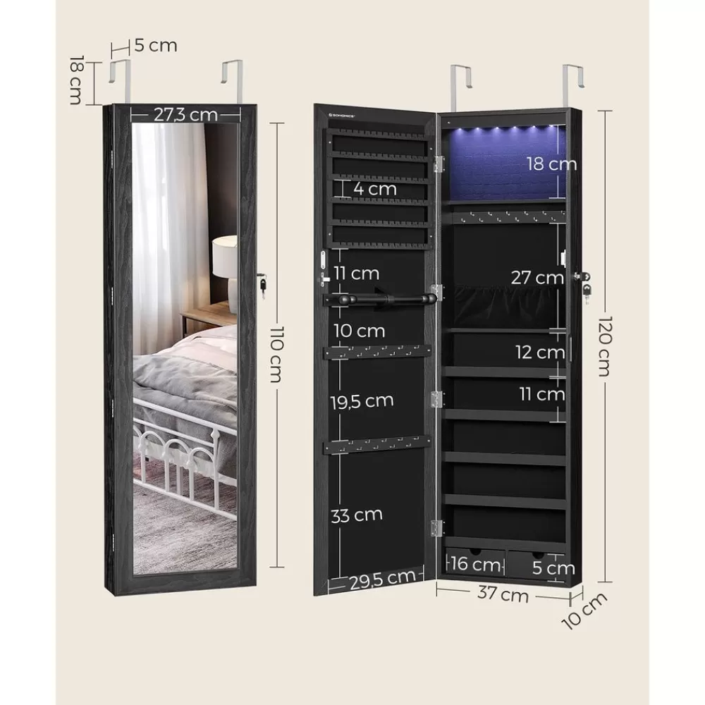 hngender_schmuckschrank_zur_wandmontage_15.webp Hot SONGMICS Hängender Schmuckschrank zur Wandmontage