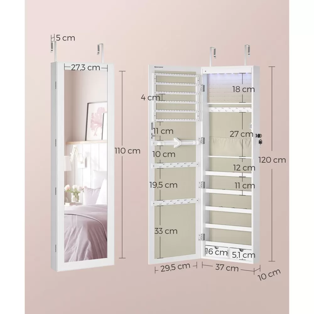 hngender_schmuckschrank_zur_wandmontage_5.webp Hot SONGMICS Hängender Schmuckschrank zur Wandmontage