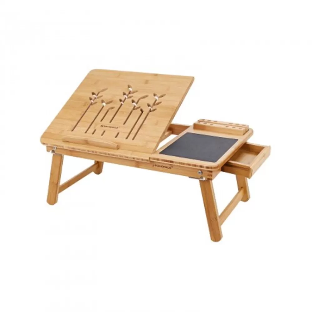 Flash Sale SONGMICS Hochklappbarer Laptoptisch Bambus