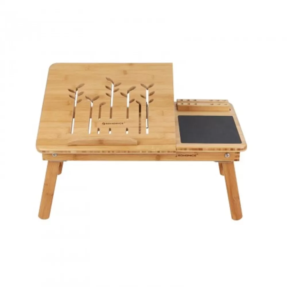Flash Sale SONGMICS Hochklappbarer Laptoptisch Bambus