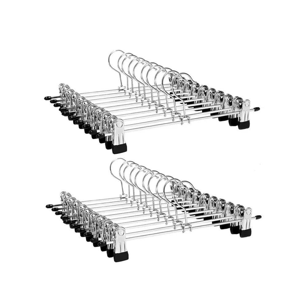Best Sale SONGMICS Hosenbügel aus Metall 20 Stück