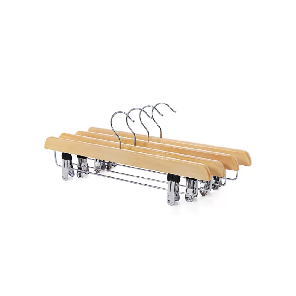 Sale SONGMICS Hosenbügel Schimaholz 8 Stück