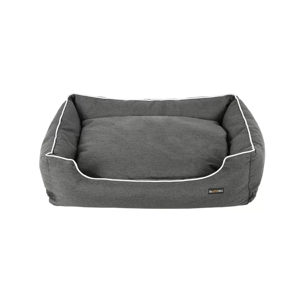 Fashion SONGMICS Hundebett 120 x 85 cm mit Kissen
