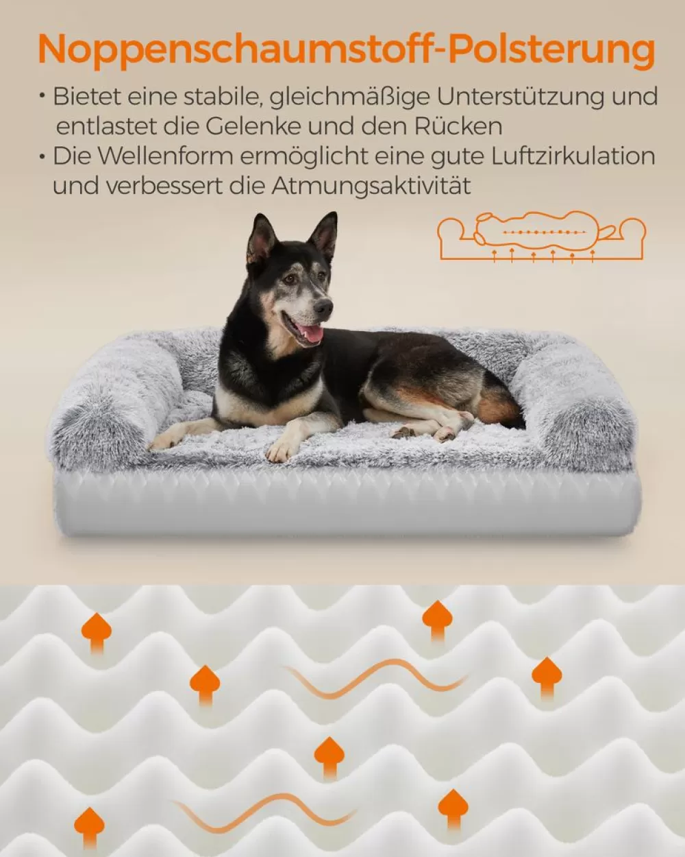 hundebett_abnehmbar_und_waschbar_ombrgrau_3.webp New SONGMICS Hundebett abnehmbar und waschbar Ombré-Grau