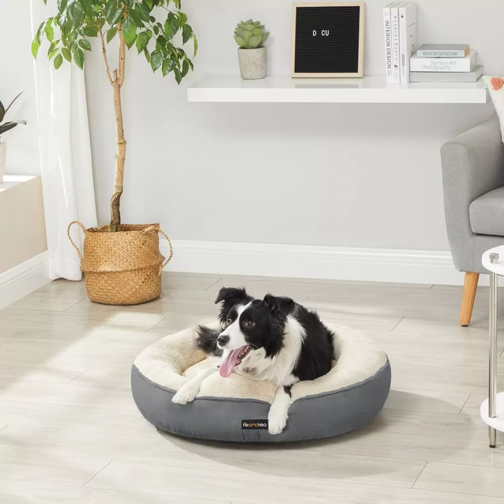 Outlet SONGMICS Hundebett dunkelgrau