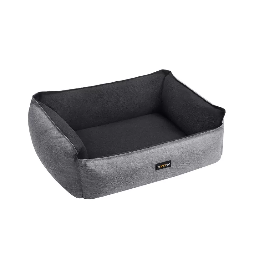 Online SONGMICS Hundebett mit Rand 80 x 60 x 28 cm