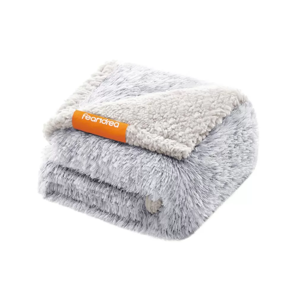 Hot SONGMICS Hundedecke 73 x 63 cm beidseitig verwendbar aus Sherpa-Stoff