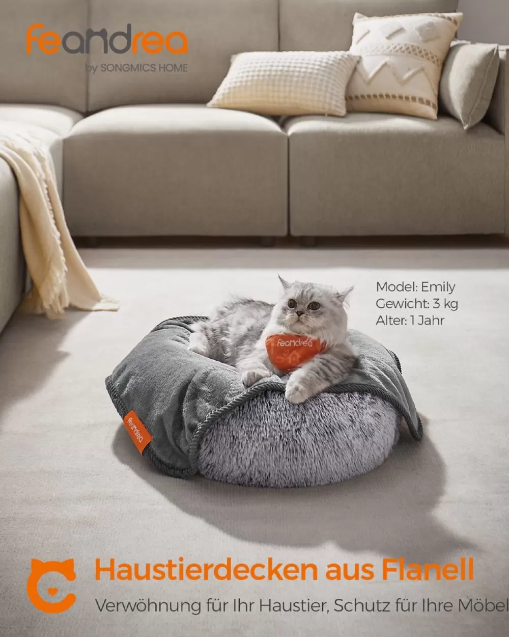 Fashion SONGMICS Hundedecke 3er Set XS waschbar schiefergrau