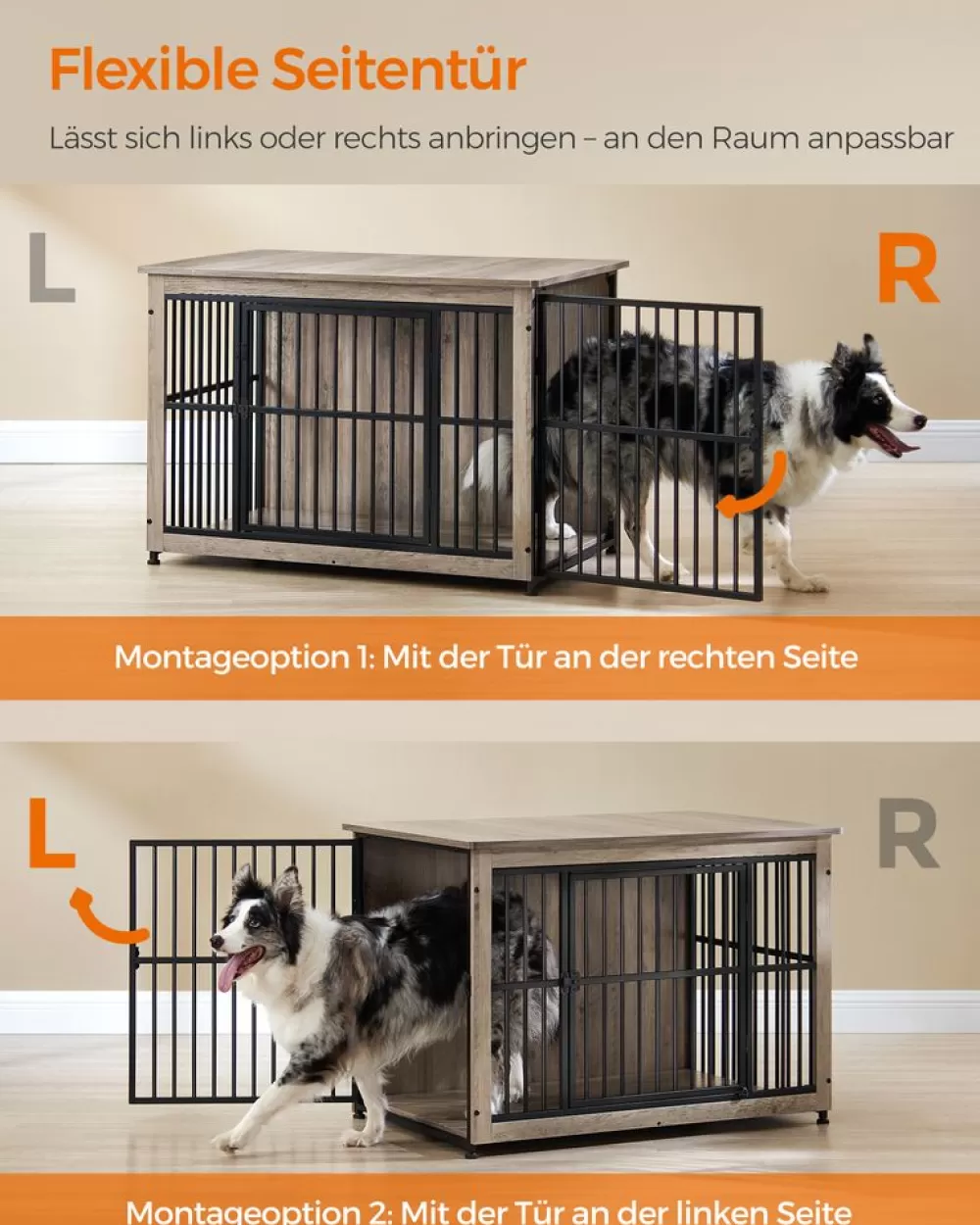 hundekfig_bis_zu__kg_mit__tren_11.webp Store SONGMICS Hundekäfig bis zu 32 kg mit 2 Türen