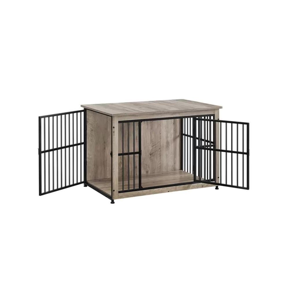 hundekfig_bis_zu__kg_mit__tren_7.webp Store SONGMICS Hundekäfig bis zu 32 kg mit 2 Türen