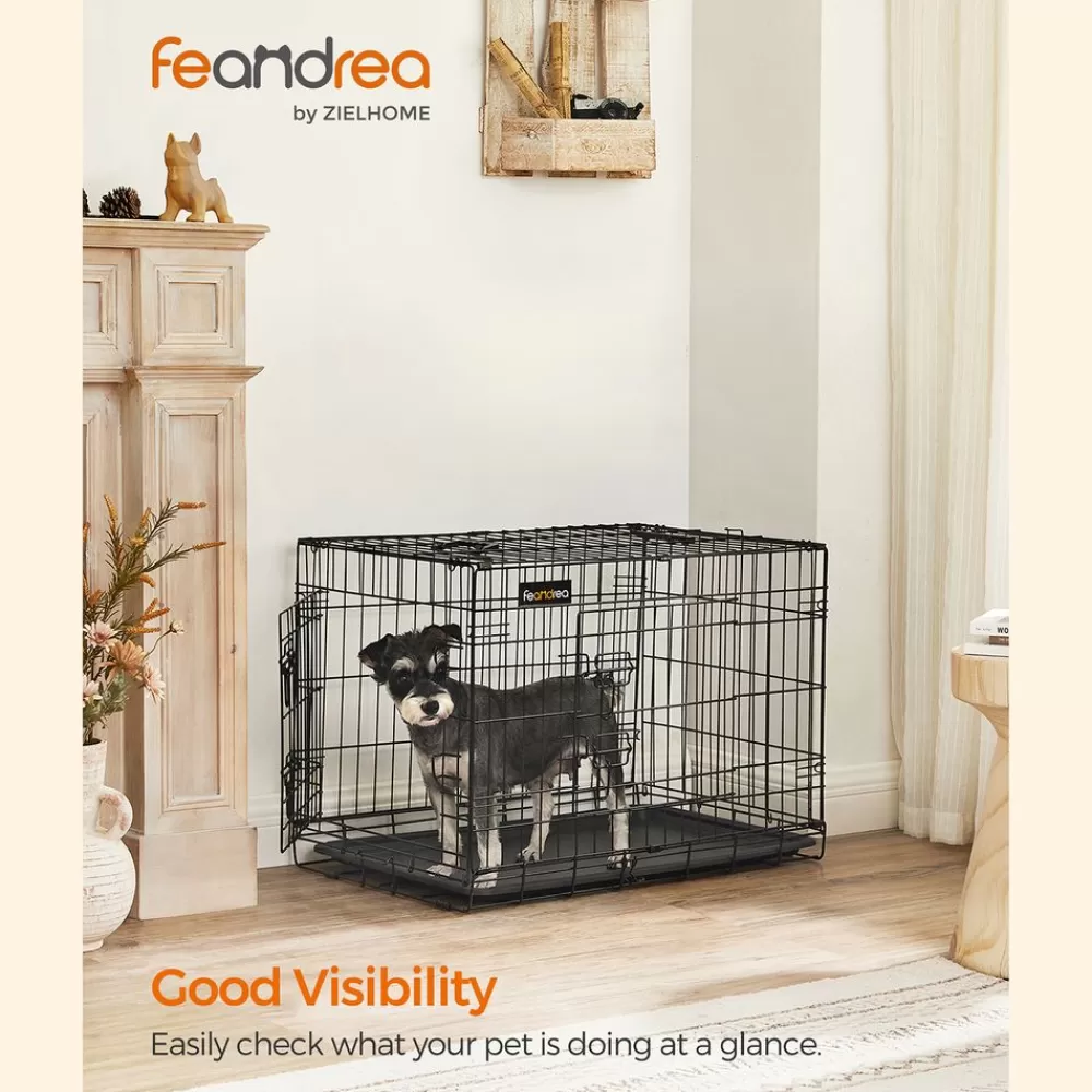 Discount SONGMICS Hundekäfig mit 2 Türen
