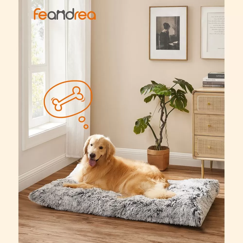 New SONGMICS Hundekissen flauschig 122 x 74 cm Grau