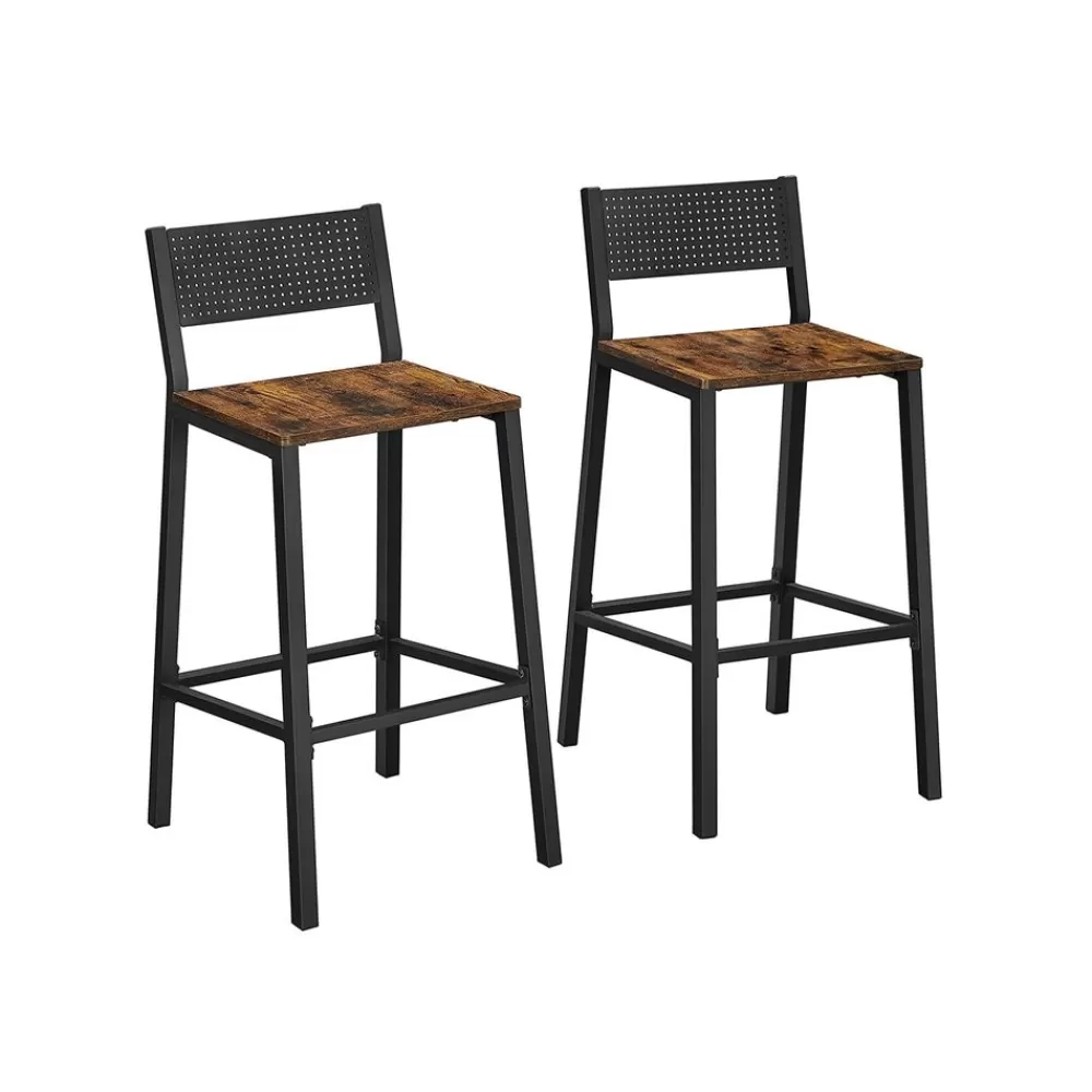 Best Sale SONGMICS Industrie-Design Barhocker 2er Set