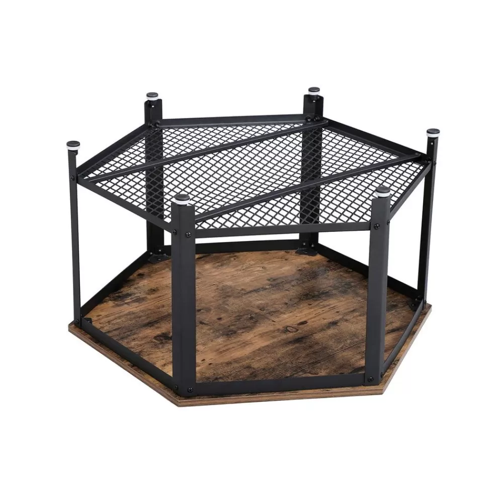 Online SONGMICS Industrie-Design Couchtisch Hexagon