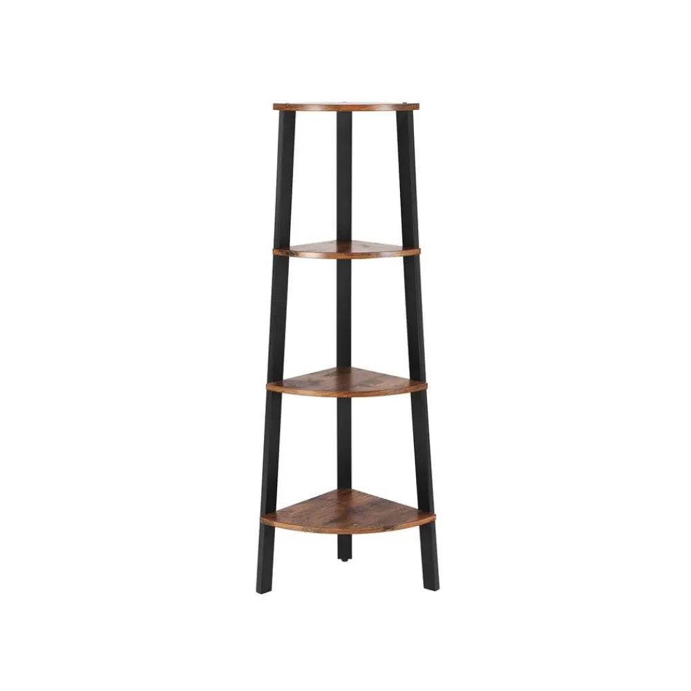 Shop SONGMICS Industrie-Design Eckregal 4 Ablagen