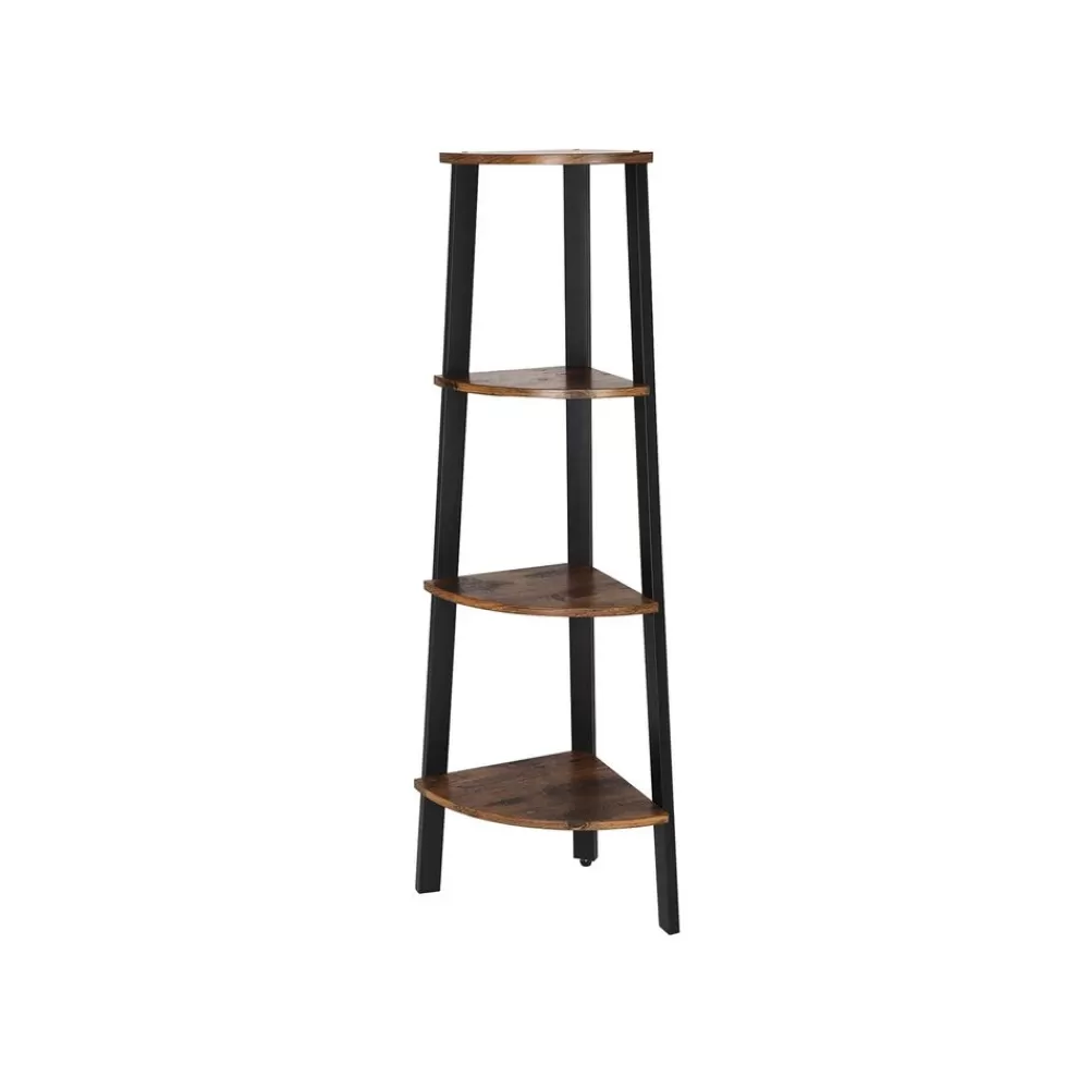 Shop SONGMICS Industrie-Design Eckregal 4 Ablagen