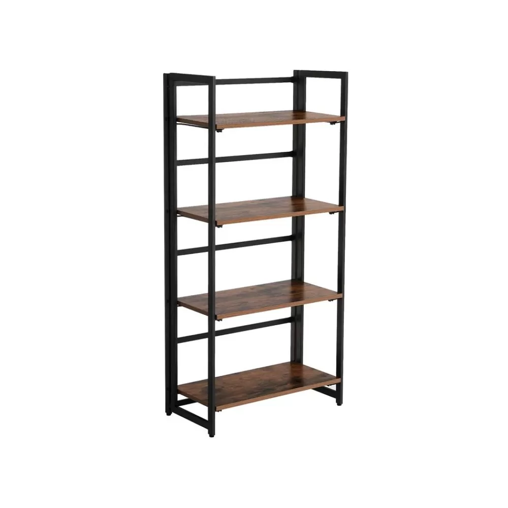 Cheap SONGMICS Industrie-Design Klappregal 4 Ebenen