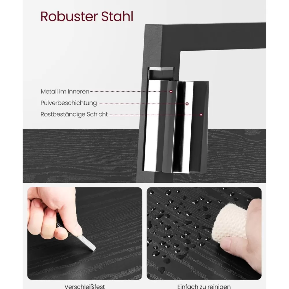 industriedesign_leiterregal_mit__ablagen_14.webp Store SONGMICS Industrie-Design Leiterregal mit 5 Ablagen